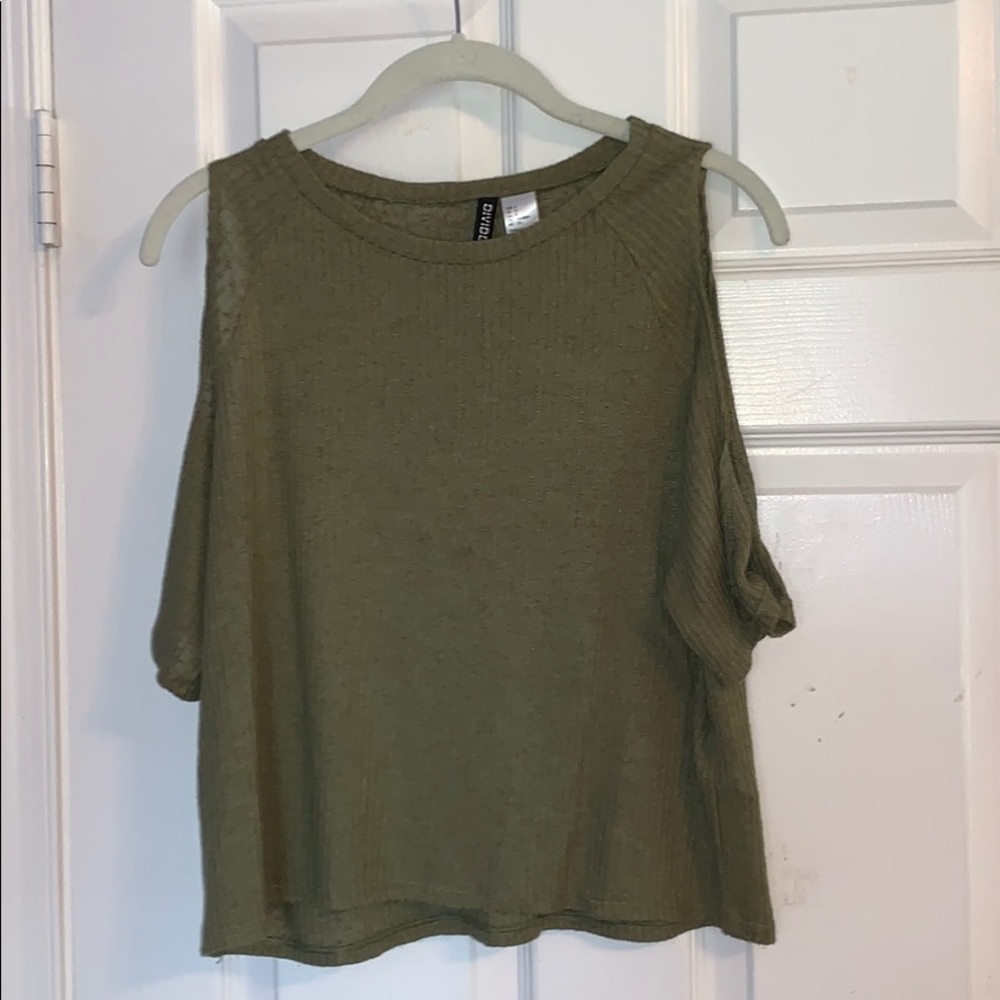 H&M army green tank